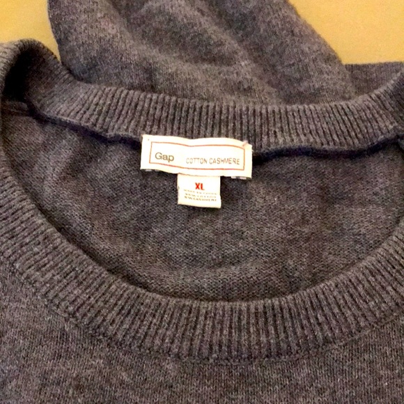 GAP Other - NWOT. Gap Cotton Cashmere Men’s gray Sweater. Size XL